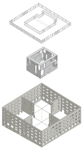 Primary Systems diagram of the Wieden Kennedy Ad Agency building. Portland, Oregon
Courtesy of Allied Works Architecture